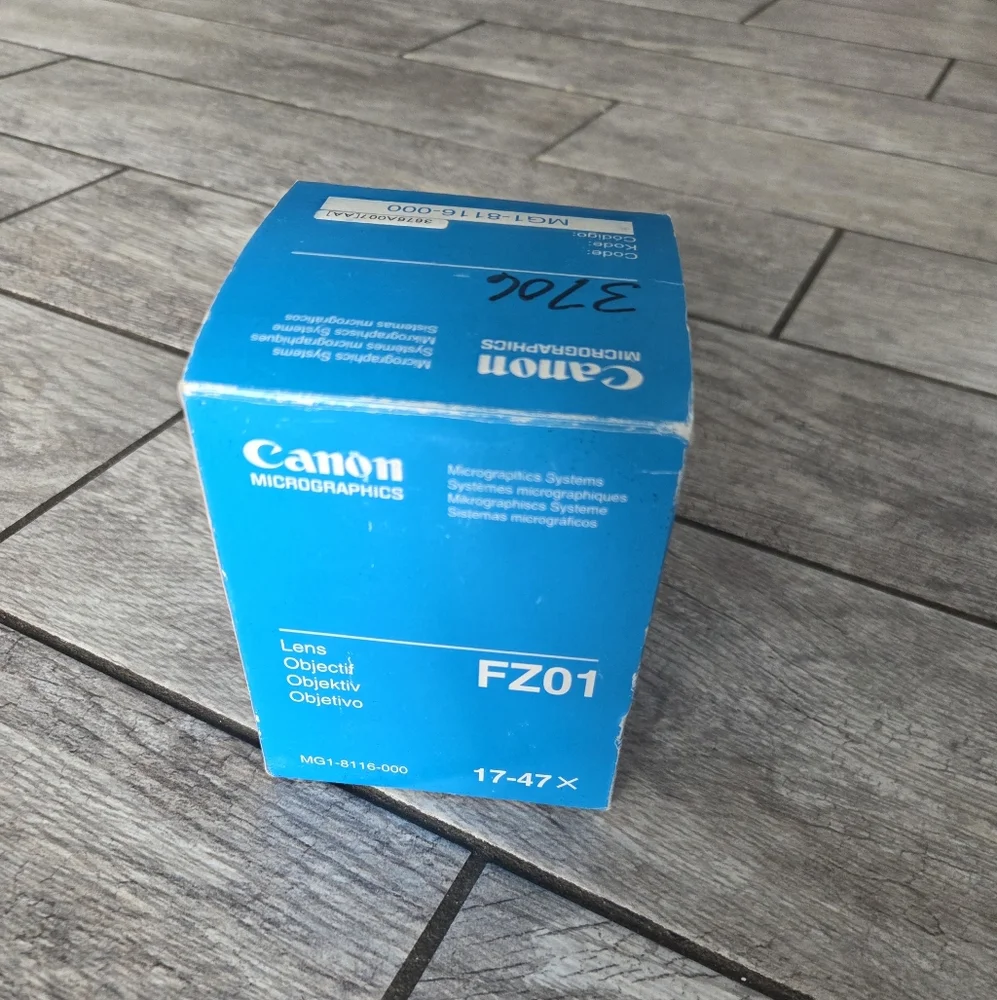 Canon Micrographics FZ01 17–47x Lens‎ MG1-8116-000 Made in Japan Camera Lens
